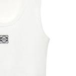 Топ женский Loewe короткий, белый - фото 6