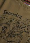 Толстовка Superdry Tokyo Narrative, оливковый - фото 5