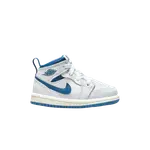 Кроссовки Air Jordan 1 Mid SE TD, белый - фото