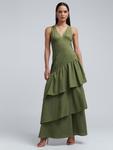Летнее платье BWLDR Tilly, оливковый - фото 3
