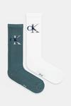 2 пары носков Calvin Klein Jeans, бирюзовый - фото
