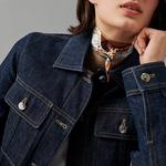 HERMES Шелковый шарф Women's Black, Multicolor - фото 6