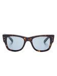 Солнцезащитные очки Mega Wayfarer Ray-Ban, коричневый - фото