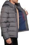 Мужская стеганая куртка с капюшоном Tommy Hilfiger, Charcoal - фото 4