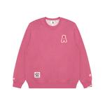 Свитшот с вышитым логотипом A Bathing APE Aape, розовый - фото