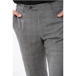 Клетчатые шерстяные брюки Corneliani, Gray - фото 3