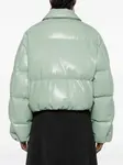 Укороченный пуховик Nanushka, зеленый - фото 4