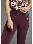 Брюки-джоггеры бордового цвета Laura Scott - фото 6