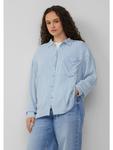 Блузка 50G0_светло-голубая QS - фото 2