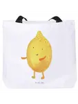 Сумка-шоппер Mr & Mrs Panda Beste Freunde Zitrone ohne Spruch, белый - фото
