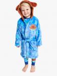 Детский халат с капюшоном Hey Duggee Brand Threads, Blue/Multi - фото