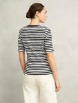 Футболка Tamsin в полоску Hobbs, Ivory/Navy - фото 2