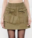 Юбка BOSS ORANGE, зеленый - фото