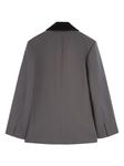 Пиджак со съемным воротником Jil Sander, серый - фото 6