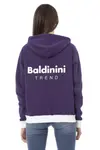 Фиолетовый хлопковый женский свитер Baldinini Trend - фото 3