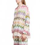 Геометрическая блузка в мультиколоре Missoni - фото 2