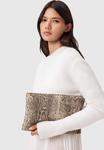 Клатч AllSaints BETTINA SNAKE, Desert White/Off-White - фото