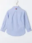 Рубашка оксфорд Thom Browne Kids, синий - фото 2