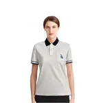 Футболка поло женская яркая кремово-белая MLB - фото 8