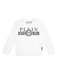 Толстовка Stripes Philipp Plein Junior, белый - фото