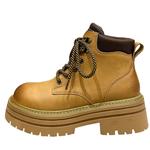 GIGIRYO Женские желтые ботинки Martin - фото