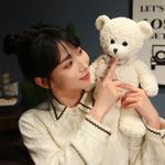 Плюшевая кукла мишка 36 см высота Doudou Beibei, розовый - фото 4