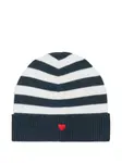 Шапка бини в полоску MAX&Co. Kids, синий - фото