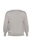 Джемпер Kaffe Curve KCREGITTA KNIT PULLOVER, Grey Silver Metallic/Light Grey - фото 6