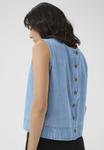 Топ Kaffe KALUISE SLEEVELESS, Medium Blue Chambray/Blue Denim - фото 4