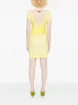 Платье мини с пайетками Gemy Maalouf, желтый - фото 4