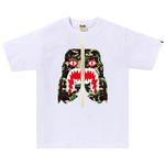 Футболка BAPE ABC Camo Tiger Tee, White - фото