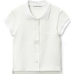 Alexander Wang Футболка Deconstructed поло кардиган white - фото