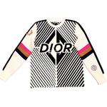 DIOR Трикотажный свитер мужской белый - фото