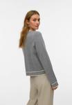 Джемпер Vero Moda Jumper, Medium Grey Melange/Dark Grey - фото 3
