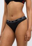 Трусы HUGO TRIPLET THONG DESIGN 3 PACK, Open Red/Black - фото 6