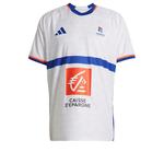 Майка ADIDAS PERFORMANCE Jersey France Handball Replica, белый - фото