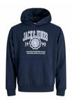 Худи Jack & Jones PLUS SIZE LOGO, Sky Captain/Dark Blue - фото 6