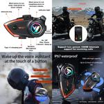 Шлем мотоциклетный BYGMWEP с двумя козырьками, черный / зеленый - фото 4