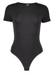 Боди Skims, черный - фото