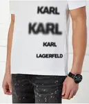 Футболка Loose fit Karl Lagerfeld, белый - фото 4