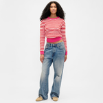 Женский свитер GAP, синий белый stripes - фото 6