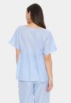Блуза Saint Tropez SIGRIDSZ SS, Soft Chambray Shimmer Stripe/Blue - фото 3