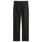 Плиссированные брюки из сирсакера Nn07, черный - фото