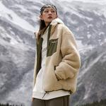 Стеганая куртка унисекс коричневый Lining - фото