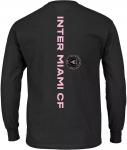 Черная рубашка с одним карманом и рукавами MLS Big & Tall Inter Miami CF Profile Varsity - фото 3