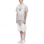 Футболка с принтом MM6 Maison Margiela, серый - фото 7