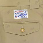 Брюки Aimé Leon Dore x New Balance Flying Logo Pants, Off-White - фото 3