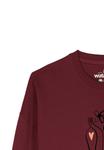 Толстовка watapparel SELF LOVE, Burgundy/Dark Red - фото 4