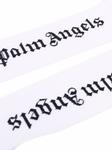 Palm Angels носки вязки интарсия с логотипом, белый - фото 2