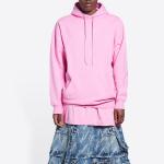 Свитшот женский Balenciaga, нежно-розовый - фото 4